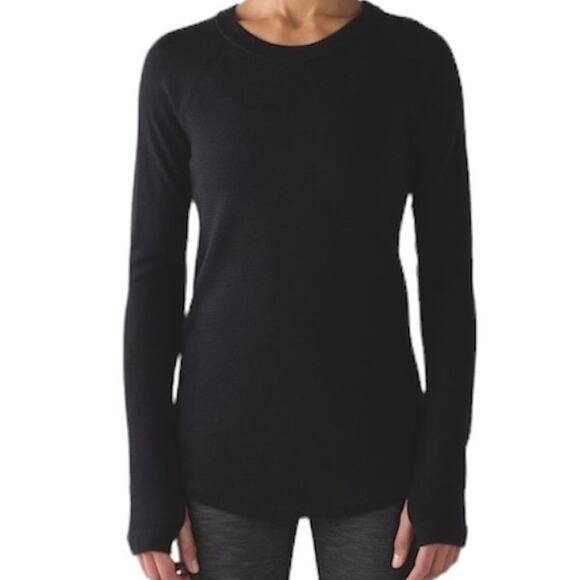 new Lululemon 8 medium Sit in Lotus cashmere blend sweater SP2 9056 - Picture 3 of 11